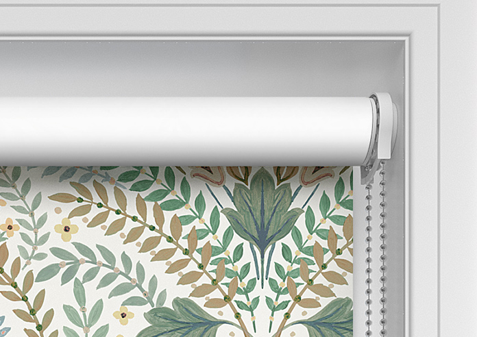 Script, Vintage Green - Twist&Fit Roller Blind - Image 11